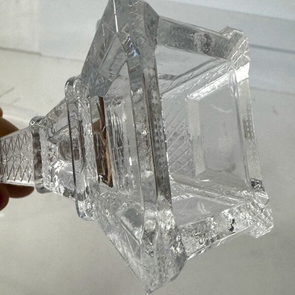 Eiffel Tower Stemmed Glass Champagne Flutes 10" Set 2 "A night in Paris" - Picture 5 of 10